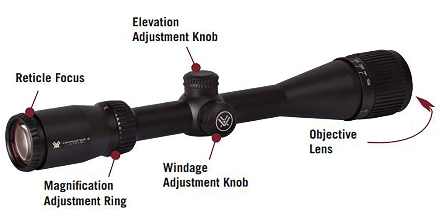 Vortex Copperhead 3-9x40 Second Focal Plane Riflescope - Dead-Hold BDC Reticle