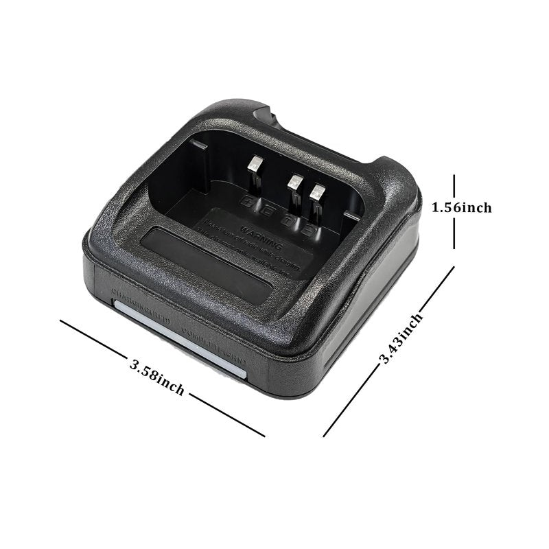 DM-1701 Charger Dock with US Adapter Desktop with Indicator Light for DMRS Two Way Radio Output DC8.4V Walkie Talkie Battery Charging