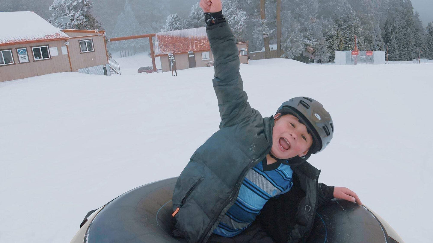 Ultimate Towable Snow Tube Sled with Heavy Duty Cover | Designed for Thrilling Winter Adventures | Made in the USA for Durability and Safety on Snowy Slopes