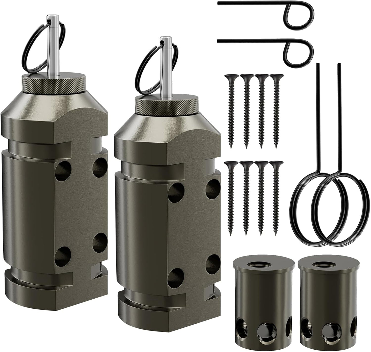 Upgraded Perimeter Trip Alarm - 12 Gauge Camping Trip Wire Security System | 2 Pack with .22 Adapter for Outdoor Safety