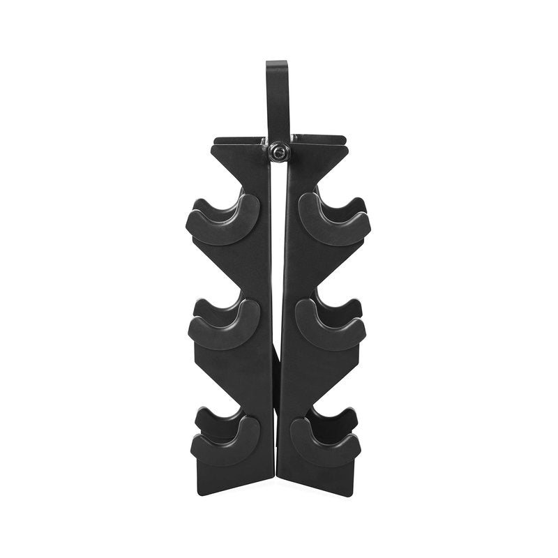 CAP Barbell 60-Pound Coated Hex Dumbbell Set with Dumbbell Stand, Black (SDRS-60RK03)