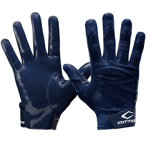 Cutters Rev Pro 4.0 Receiver Glvs Solid A/XXL, Navy Blue (S500-S-07-36)