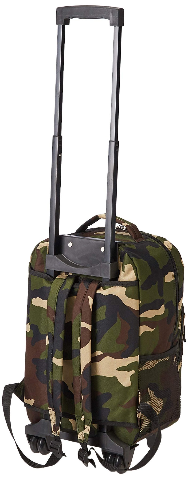 Rockland Double Handle 17" Rolling Backpack, Camo