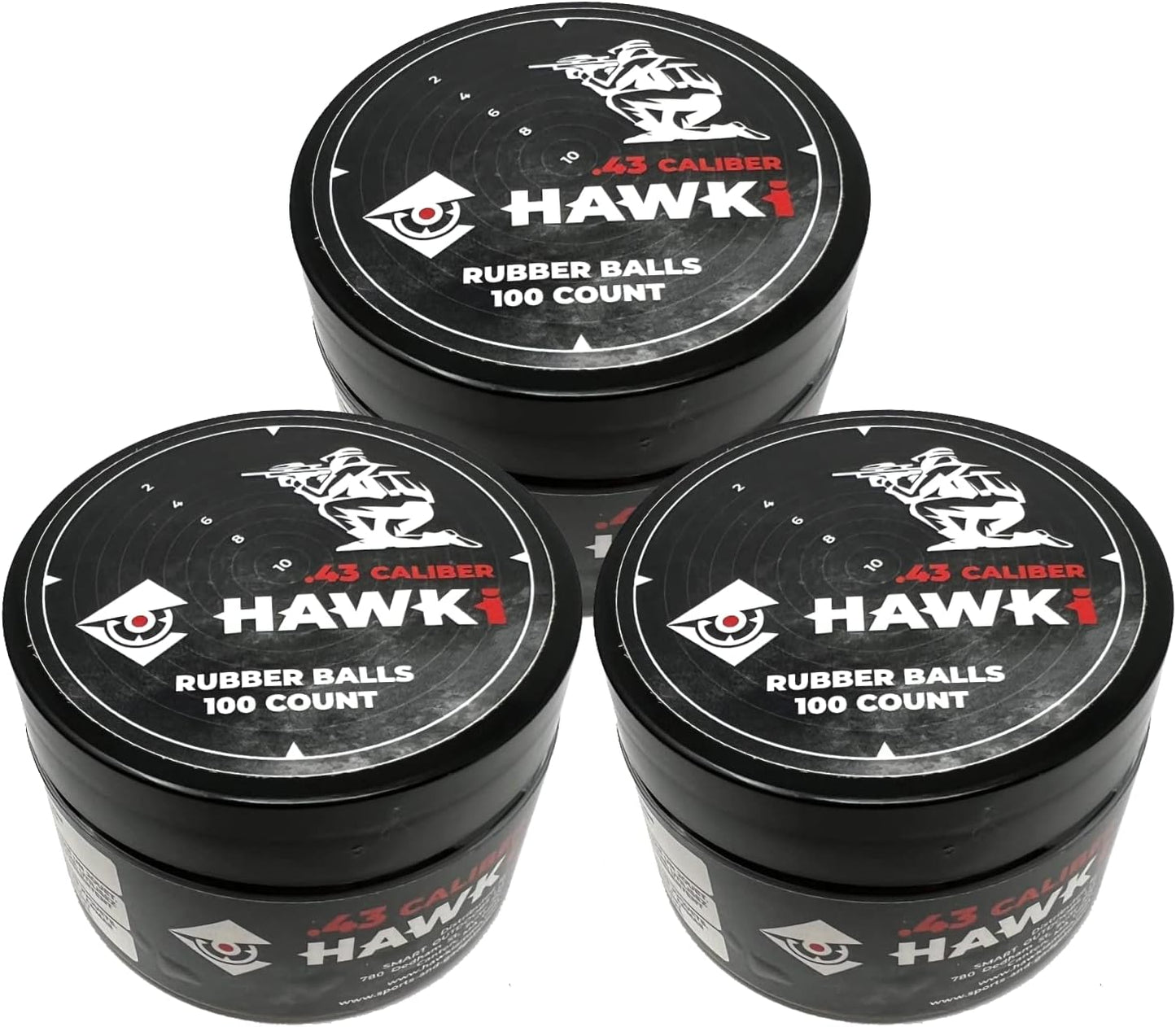 Reusable Soft Rubber Balls for Paintball Guns - .50/.43 Cal Training Ammo | Less Lethal