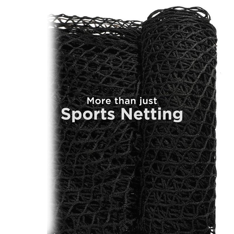Practice Golf Nets - Ideal for Golf, Hockey, Baseball - Sports Netting, Impact Equipment - Perfect for Backyard Driving, Chipping, Hitting, Pitching Simulators (Black, 10x10 Feet)