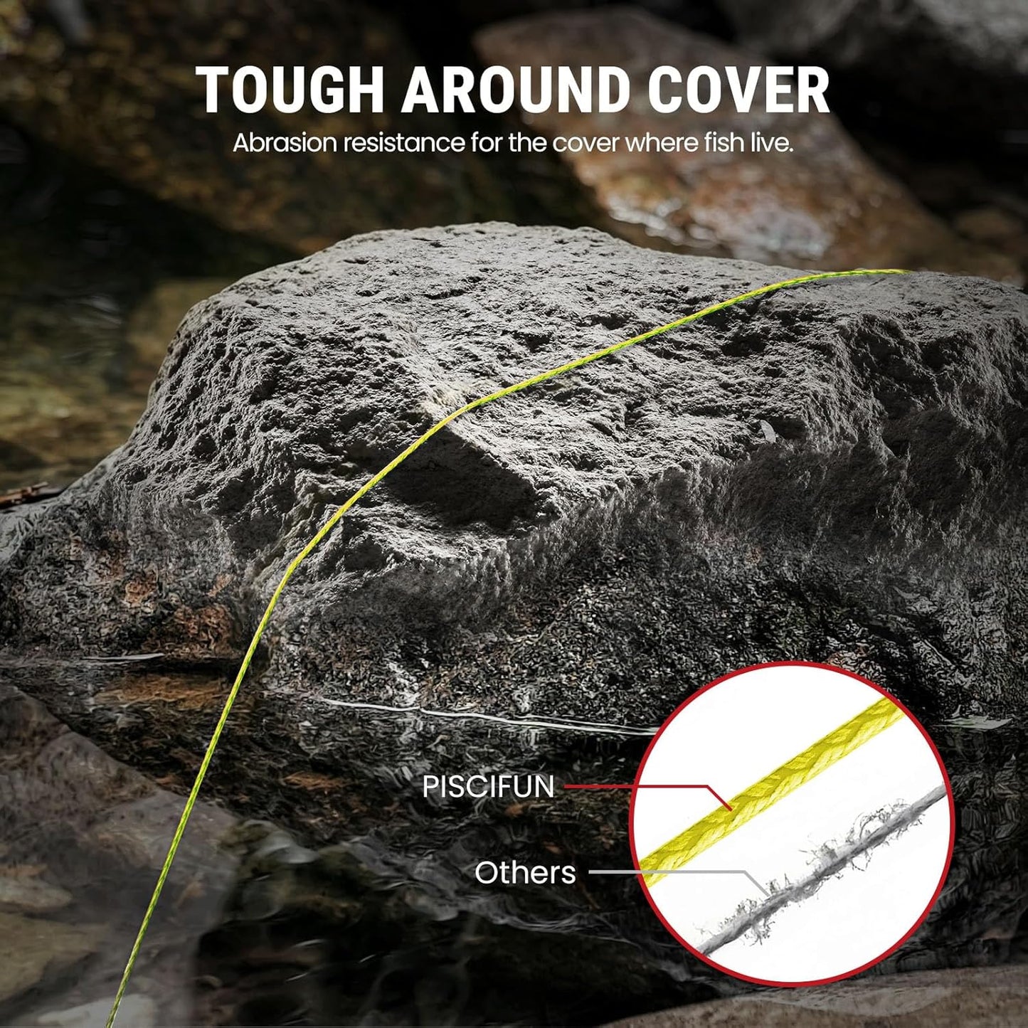 Onyx Braided Fishing Line - Abrasion Resistant, Zero Stretch, Low Memory | 6lb-150lb Options