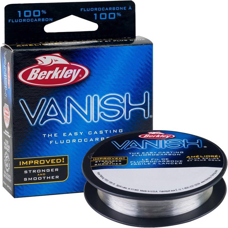 Berkley Vanish Fluorocarbon Fishing Line - High Sensitivity & Strength | 200 Yards