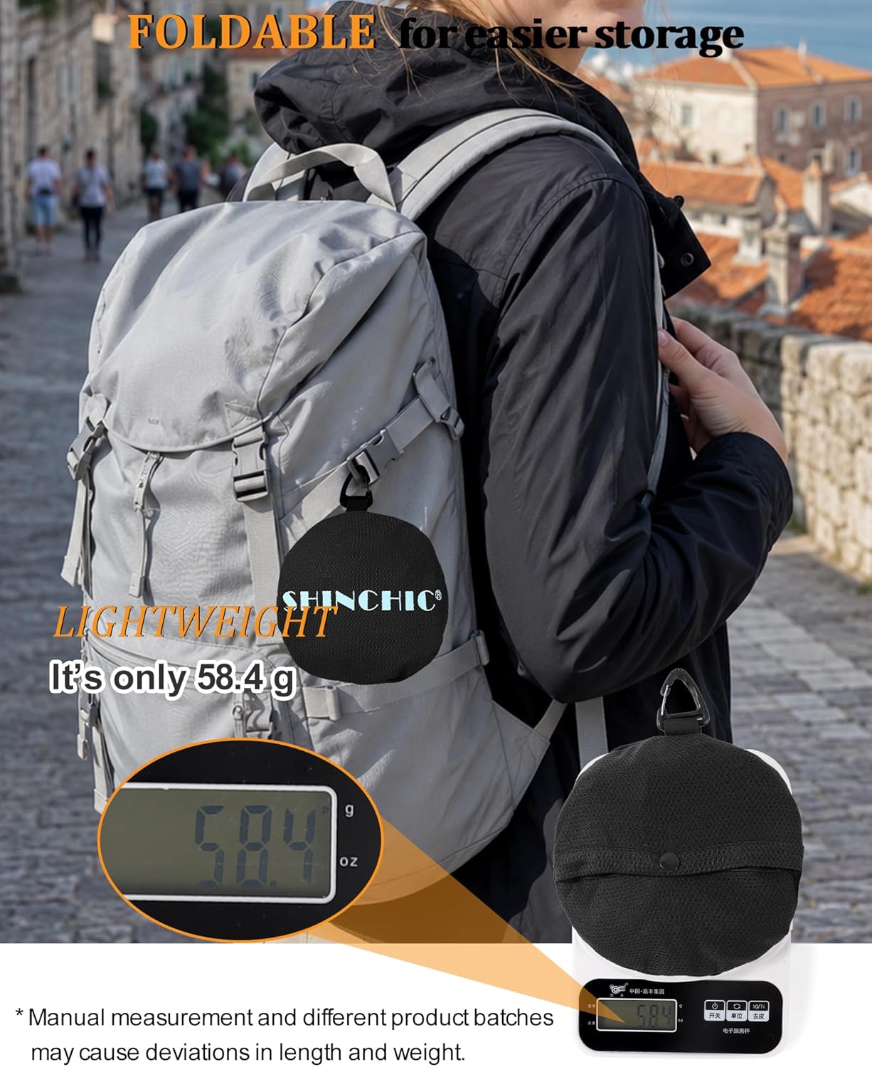 Water-Resistant UPF 50+ Bucket Hat | Lightweight Packable Boonie for Men & Women - Perfect for Summer Hiking
