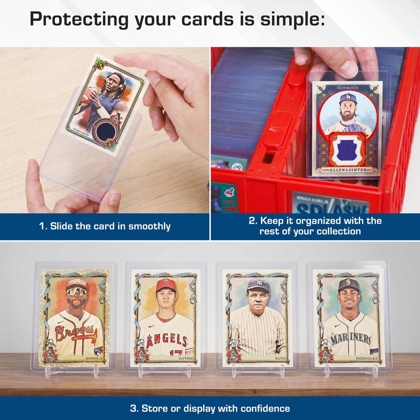 BCW 59 PT Thick Card Top Loaders | Protective Thick Toploaders for Trading Cards Up to 59PT | Rigid Card Toploader for Memorabilia & Collectibles | 25 Pack