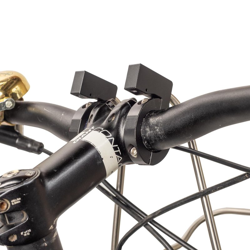 Bagman Bar Rack for Bicycles, Support for Front Panniers and Baskets, High Stability, Easy Installation