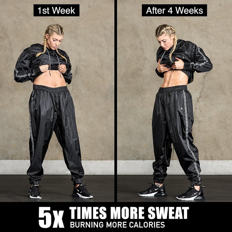 Sauna Suit for Weight Loss - Elite Sports Full Body Workout Hoodie for Men & Women | Boxing, MMA, Gym