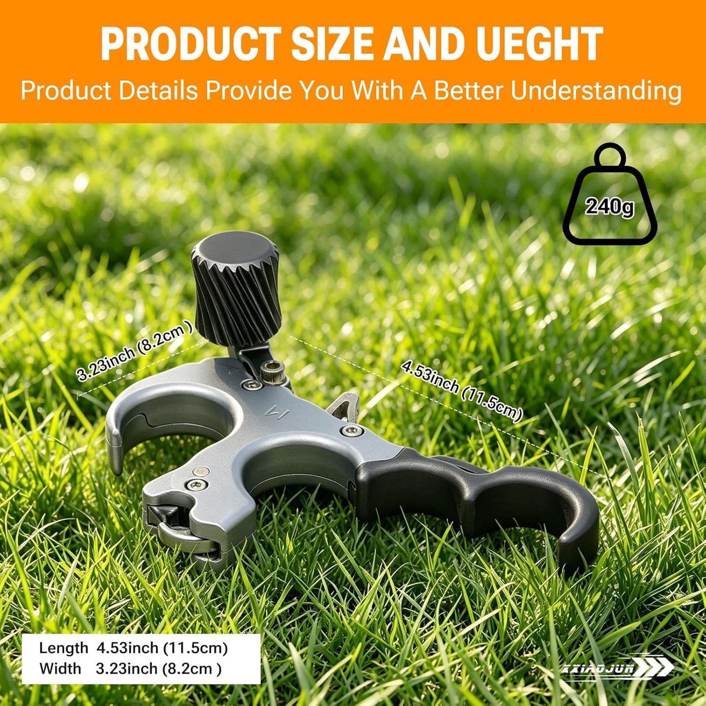 Compound Bow Release Aid - Adjustable Wrist Strap & Thumb Trigger | Aluminum Alloy for Left & Right Handers