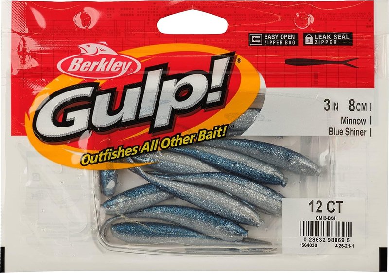 Berkley Gulp! Minnow Fishing Soft Bait - Realistic Lifelike Design | 4-Inch Size