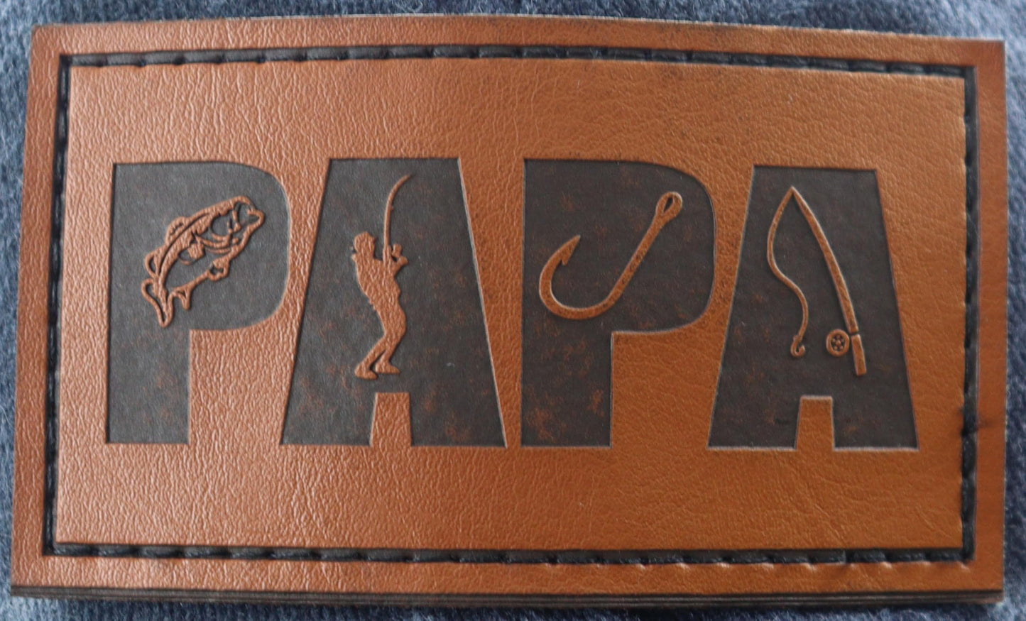 Fishing Gifts for Men, Funny Fish Papa Hat, Fishing Accessories Baseball Cap, Christmas Father's Day Retirement Birthday Gifts for Dad Grandpa Husband Navy