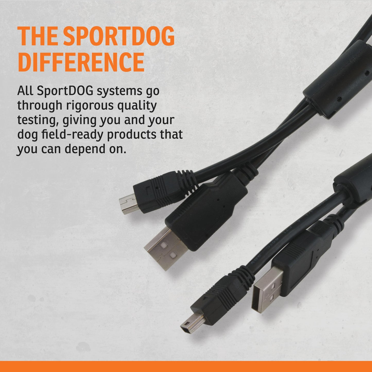SportDOG TEK Series 2.0 USB Cables - Quality GPS Collar Charging Adaptor Cable - Quickly Connects to Computer or Adaptor for Convenient Use - Reliable USB Connection