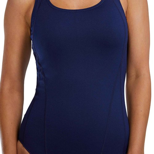 TYR Women's Durafast Elite Max Splice Controlfit One Piece Swimsuit, Navy, 20