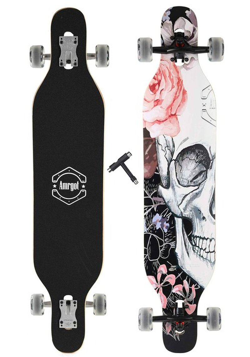 Amrgot 42 inches Complete Longborads Drop Through Deck Concave Cruise Professional Longboards