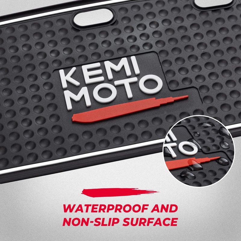 Kemimoto Golf Cart Dash Mats Compatible with Club Car Precedent 2004-2023 and Onward Tempo 2007-2023 Golf Cart Accessories White Trim