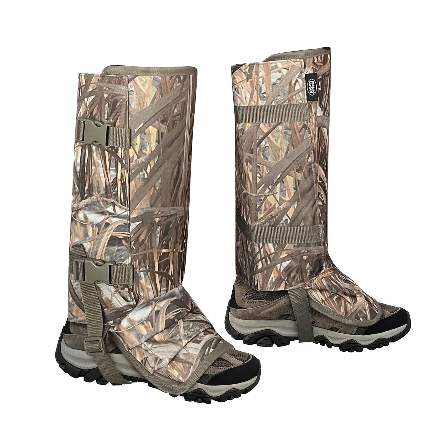 MYDAYS OUTDOOR Snake Gaiters for Hunitng,Snake Guards for Legs Men,Snake Proof Boots Women Men,Snake Chaps,Snake Bite Protection for Lower Leg (Camo Green)