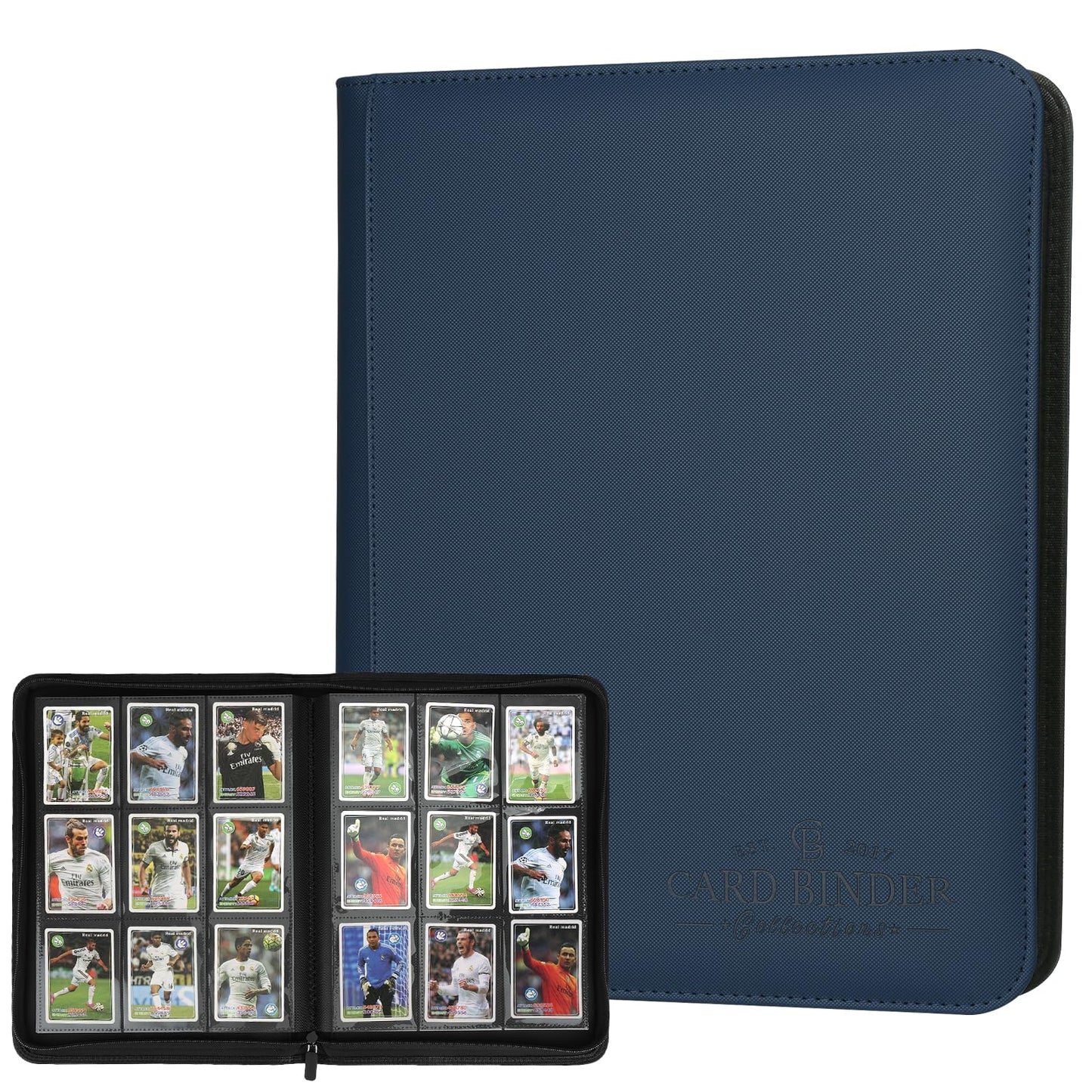 Foalgo Trading Card Binder, Card Collection Binder Album Folder with 540 Side Loading Pockets, 9 Pocket Trading Card Album Folder for TGC,MTG, Baseball Cards, Yugioh