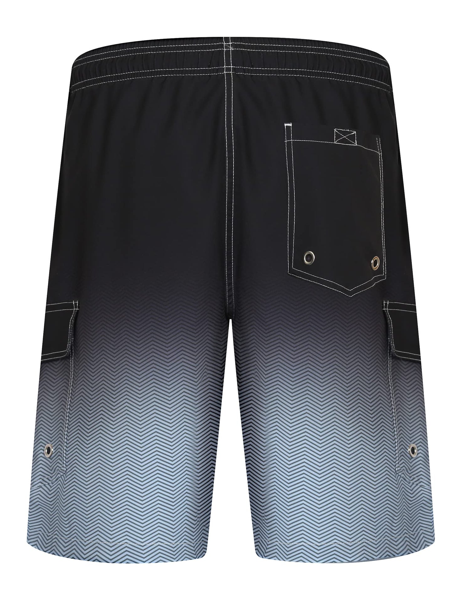 ELETOP Men's Swim Trunks with Mesh Liner 9 Inch Beach Bathing Suit