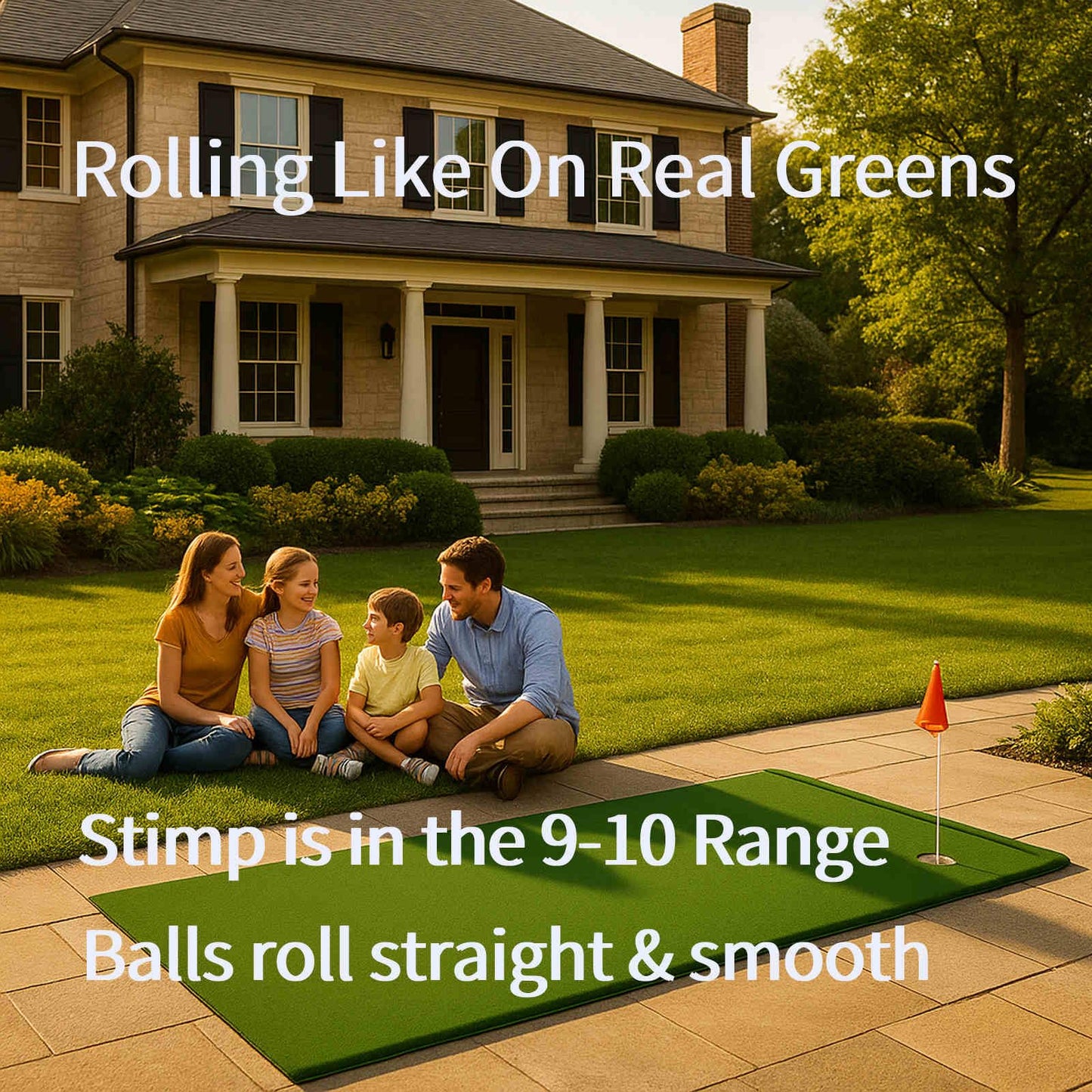 STORZON Putting Green Outdoor for Golf Practice Putting Matt for Indoors 2'X9'