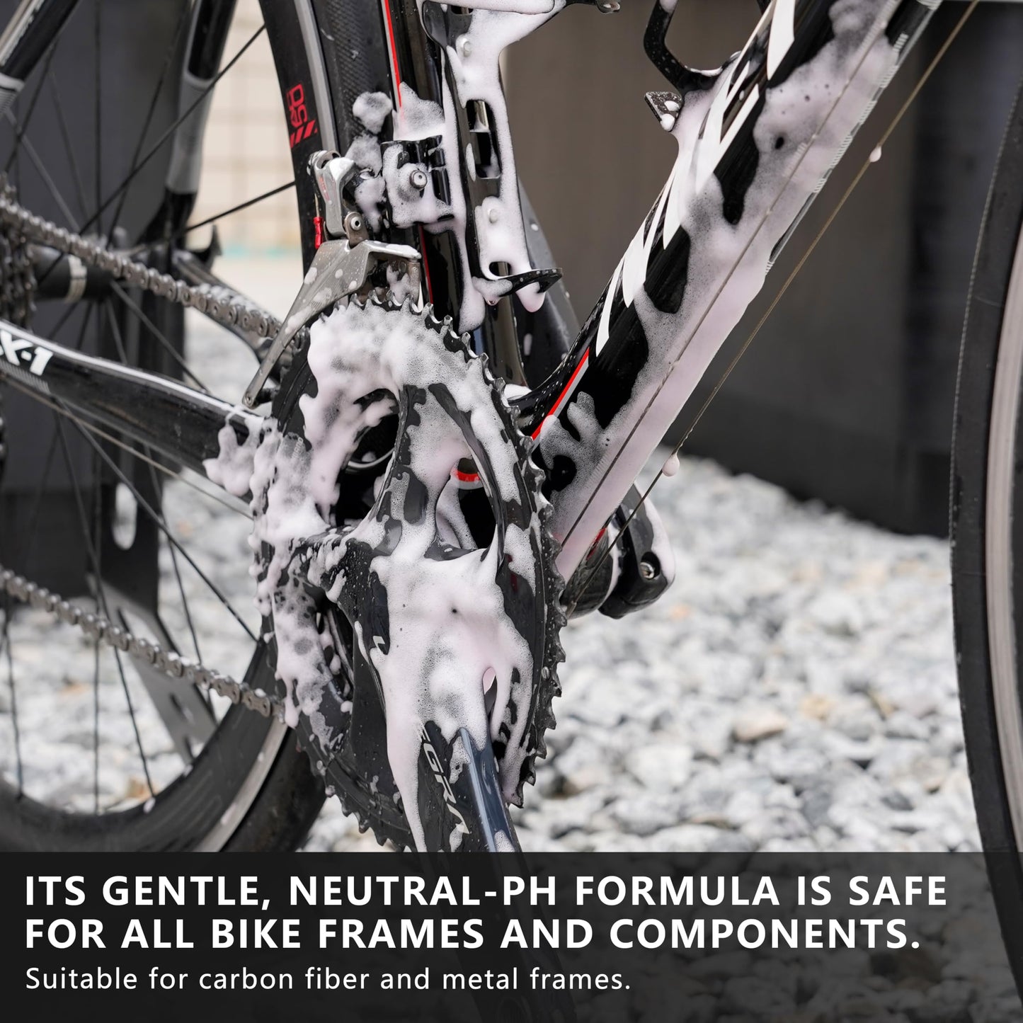Thinvik Bike Cleaner, PH-Balanced Biodegradable Formula, Safe on Carbon Fibre and All Surfaces for Bike Motorcycle Cleaning
