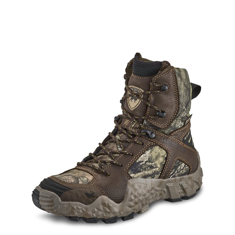 Irish Setter, VaprTrek, Women's, 8", Waterproof, Insulated 400g, Hunting Boot, Mossy Oak Break-up Country, 7.5 B (Medium)
