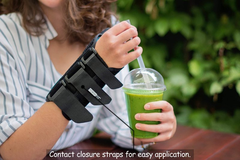 Ossur Form Fit Thumb Spica Arthritis Gamekeeper’s Thumb Tendonitis Support - Contoured Breathable Material (Right, Medium)