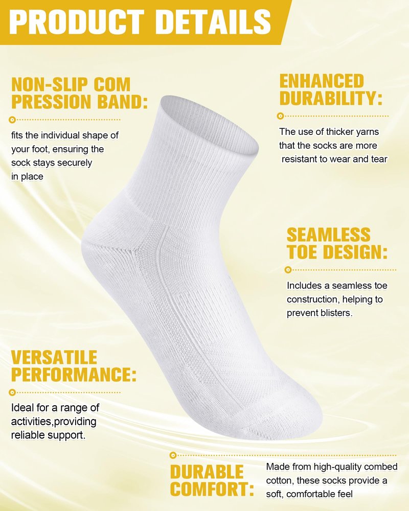 Langyiwee 30 Pack Cotton Men Athletic Ankle Socks Bulk Moisture Cushioned Wicking Quarter Sports Socks for Men Women