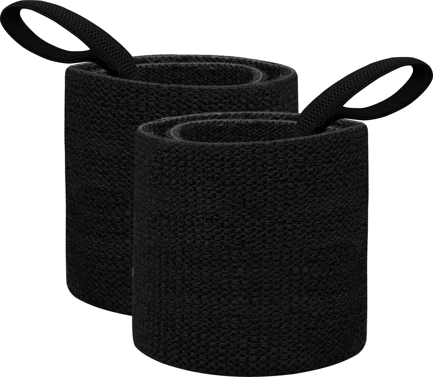 RDX Weight Lifting Wrist Wraps with Gym Straps, Elasticated 18” Cotton Wrap, 60CM Anti Slip Workout Strap Support, Bodybuilding Deadlifting Powerlifting Fitness Gymnastics Strength Training, Men Women