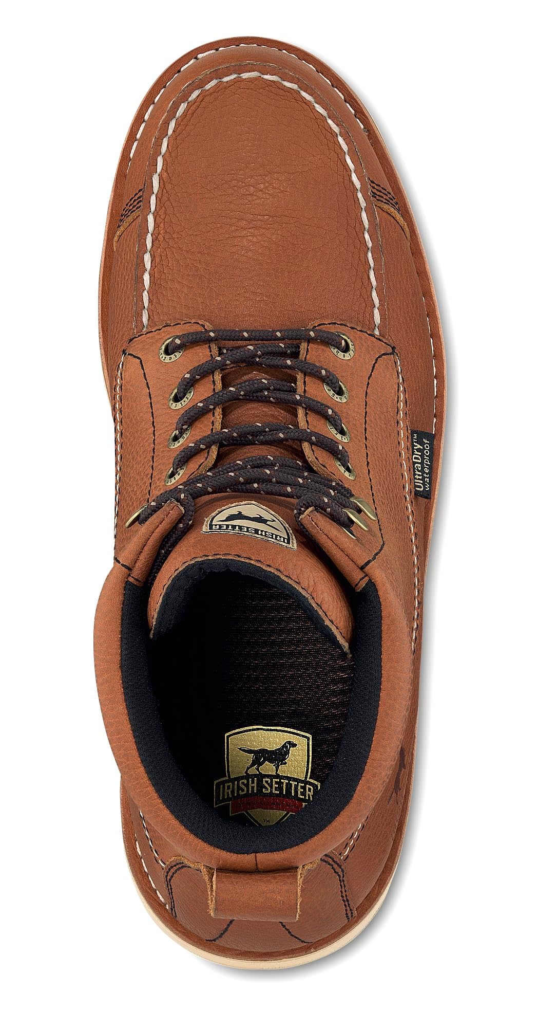 Irish Setter, Wingshooter, Men’s, 7", Waterproof, Hunting Boot, Amber/White, 9.5 D (Medium)