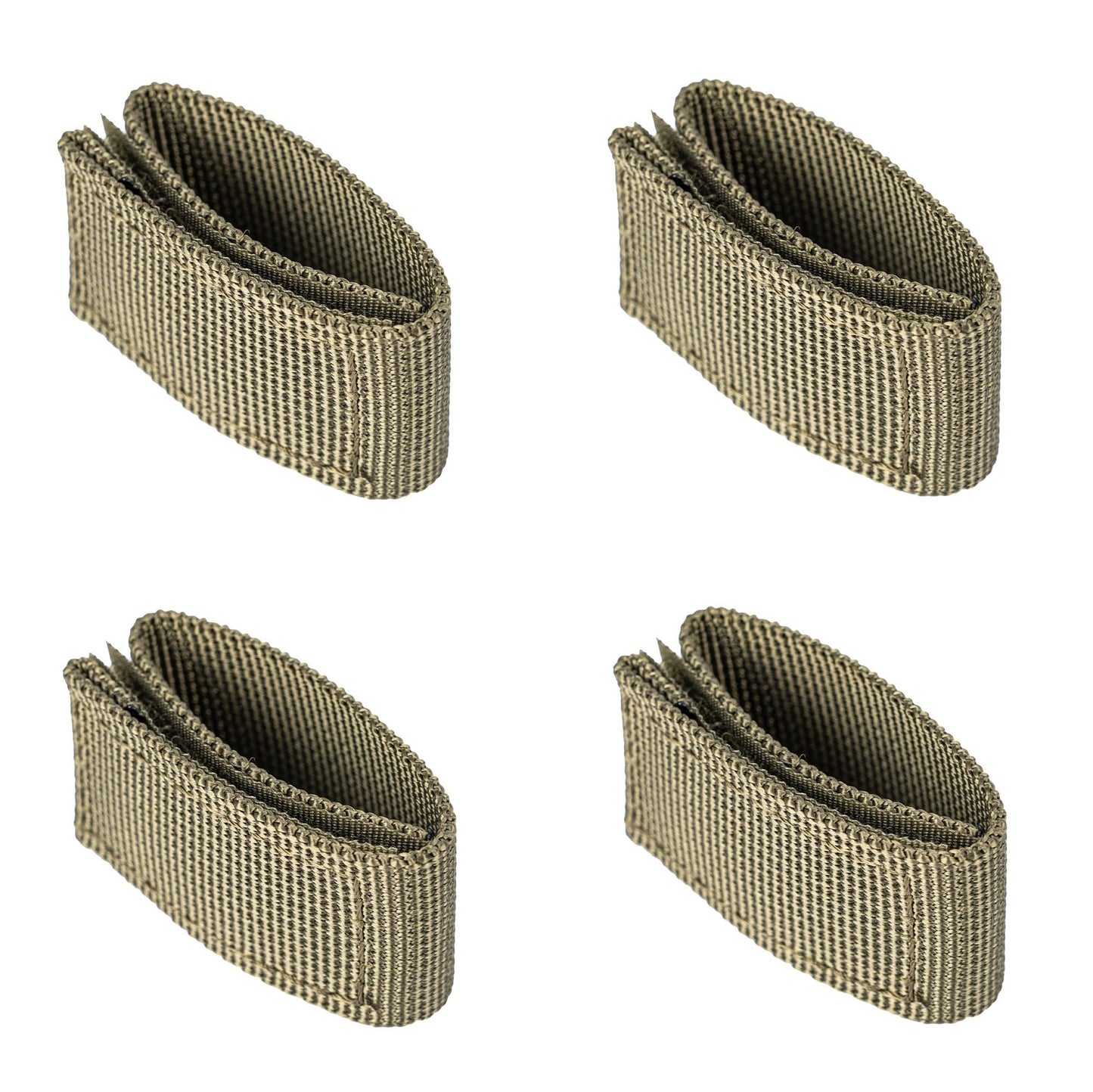 TACNEX Duty Belt Keepers w/Hook & Loop Closure for 1.5" Wide Utility Belt Loop Stays Nylon Tactical Strap Holder Retainer Police Law Enforcement Security Military Accessories RG