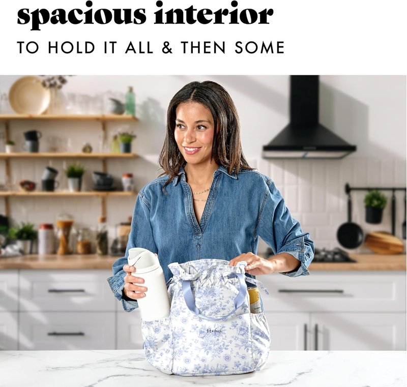 Cinch Lunch Bag for Women - Insulated Fit & Fresh Lunch Box with Containers | Stylish Design