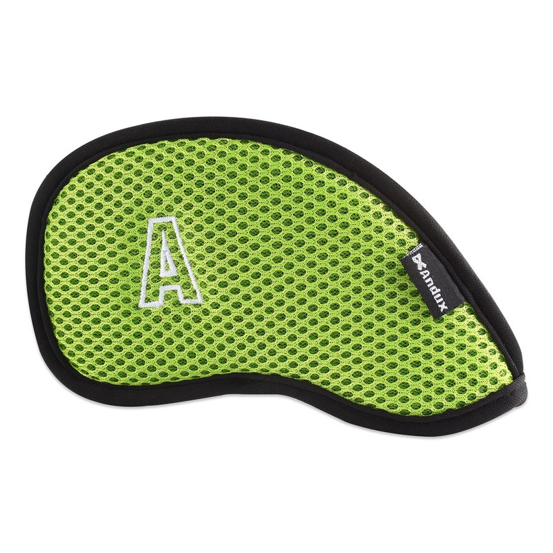 Andux Mesh Golf Iron HeadCovers with Number on Both Sides 10pcs/Set MT/S14 (Green)