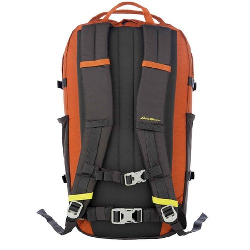 Eddie Bauer Nomad Backpack with Compression Straps and Hydration/Laptop Compatible Sleeve - Sienna, 28L