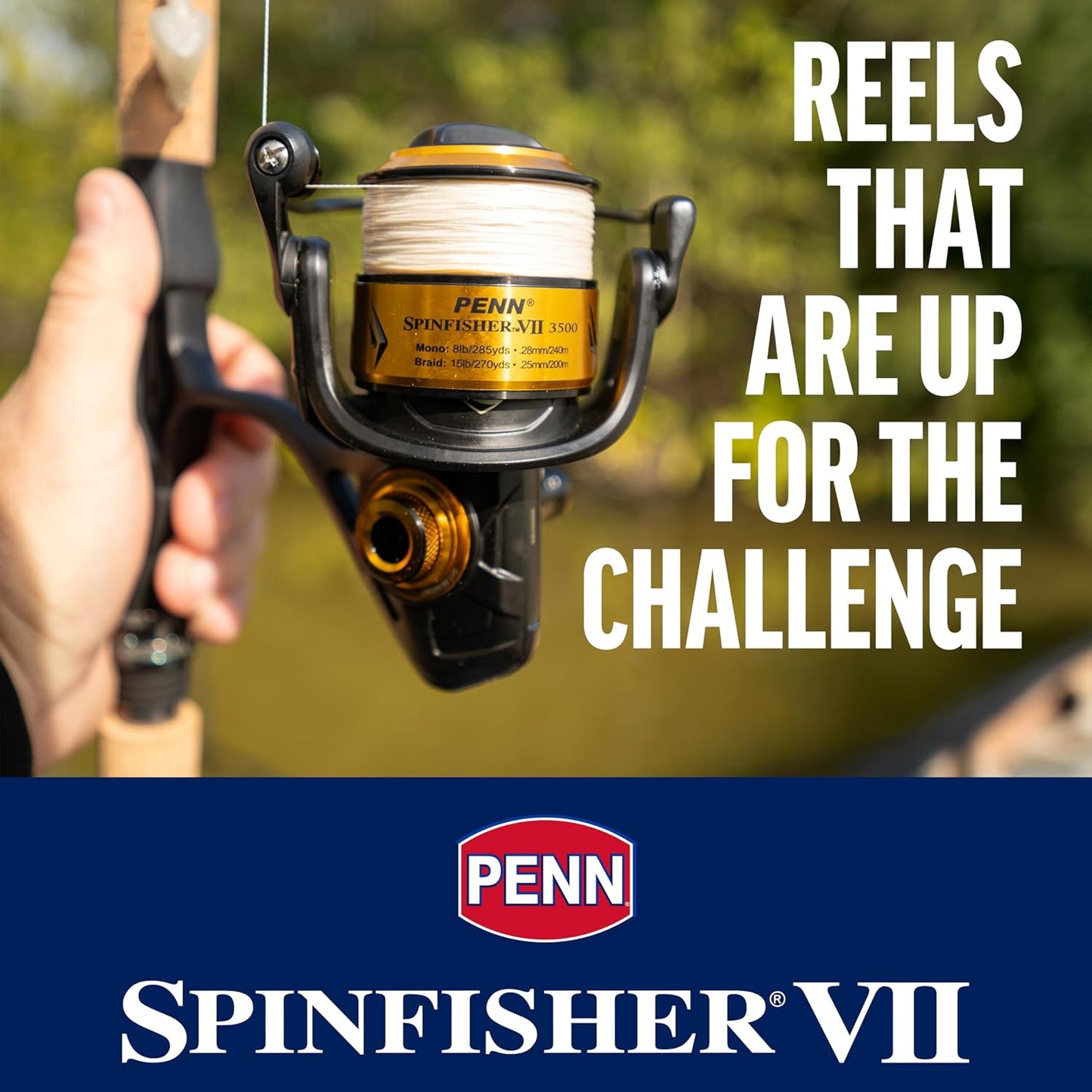 Spinning Fishing Reel - Penn Spinfisher VI with Enhanced Drag System | Durable Design for Freshwater & Saltwater