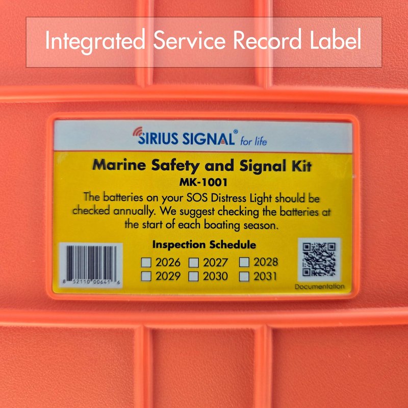 Sirius Signal MK-1001 Boating Safety and Emergency SOS Kit - Complete Visual, Audible, and First Aid System - USCG Approved
