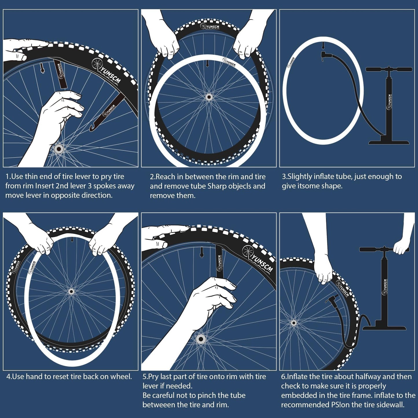 2-PCS 26" Bike Tubes 26 x 1.75/2.125 FV48mm Presta Valve Inner Tubes 26 Bicycle Inner Tubes Compatible with 26x1.75 26x1.90 26x1.95 26x2.0 26x2.10 26x2.125 Bike Tire Tubes