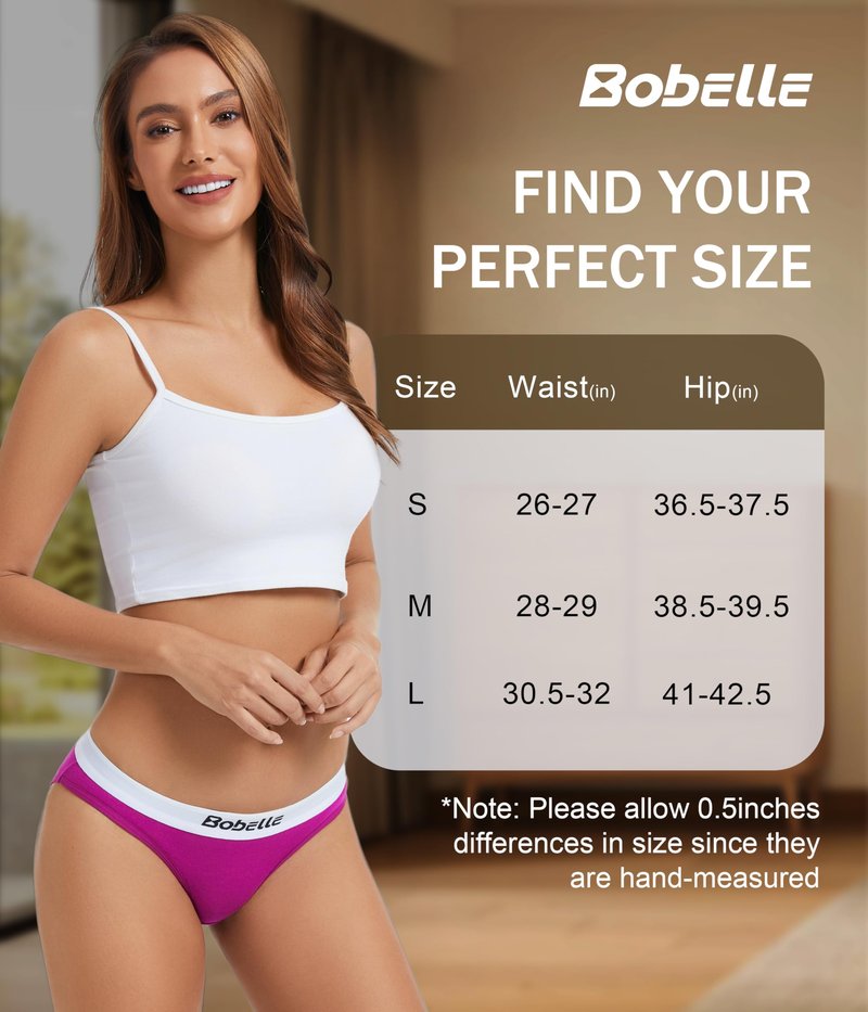 Bobelle Wear Merino Wool Panties, Warmers Underwear for Women Soft Comfortable Breathable 3 Pack Small Multicolor03