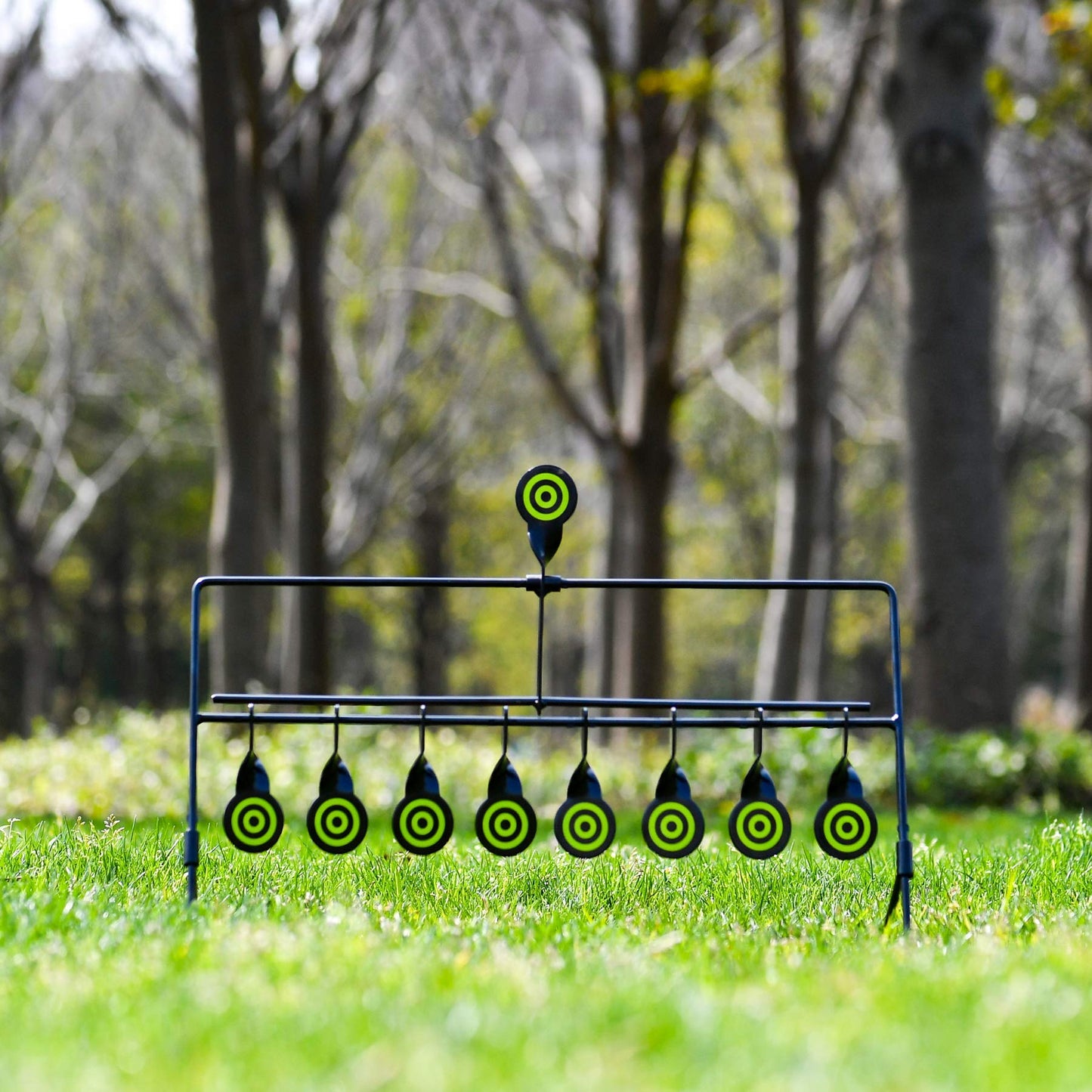 KNINE OUTDOORS 8 Targets Air Gun Pellet BB Gun Resetting Target, Rated for .22 .177 Caliber