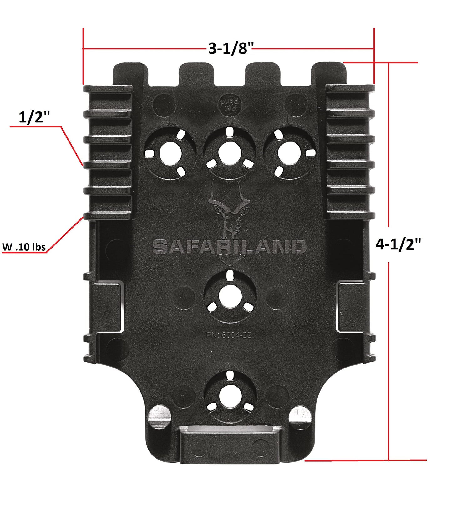 Safariland QLS 1-2 Quick Locking System Kit + Safariland SL QUICK-KIT1-2 Quick RELSE KIT BLK