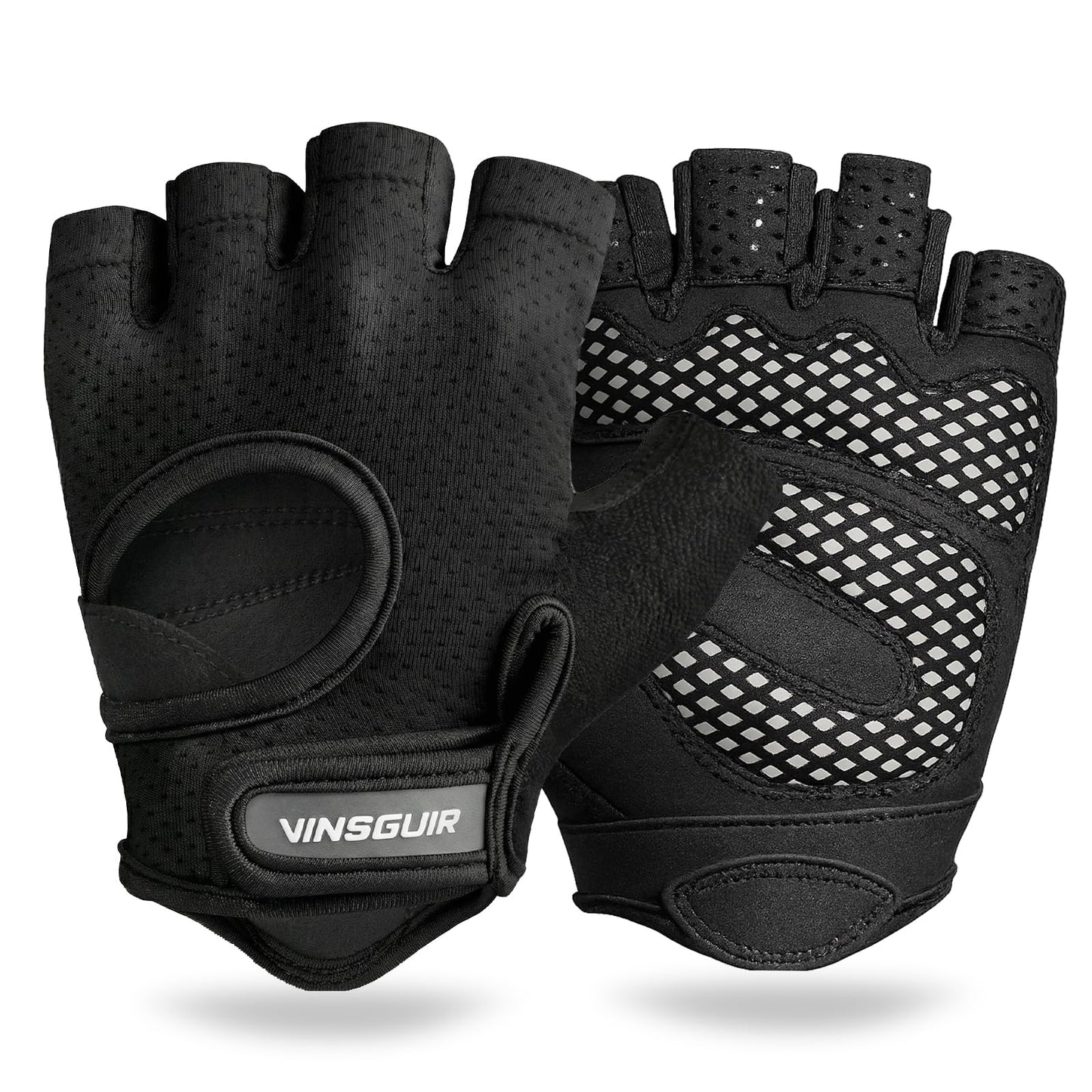 Workout Gloves for Men & Women, Enhanced Grip, Full Palm Protection