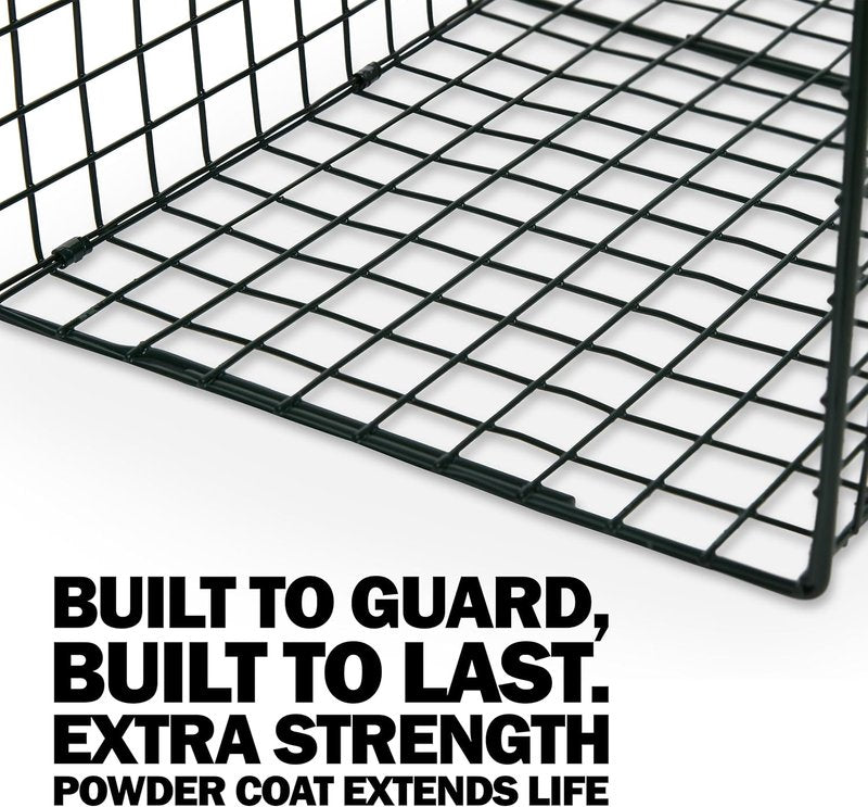 Humane Way Live Animal Trap - 24 Inch Safe Trap for Cats, Squirrels, Rabbits & Rodents | Easy No Assembly