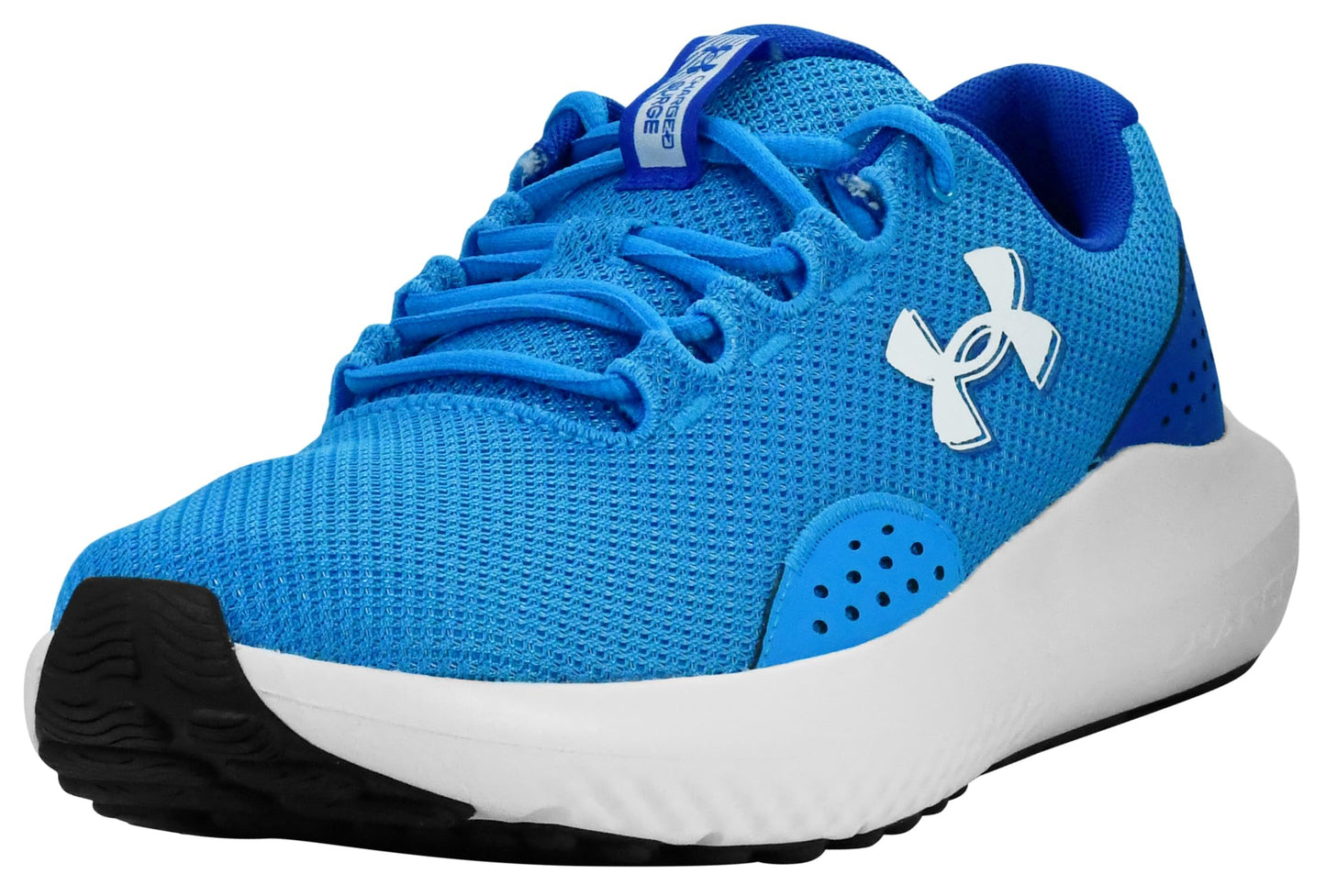 Under Armour Men's Charged Surge 4, (428) Electric Blue/Royal/White, 9, US