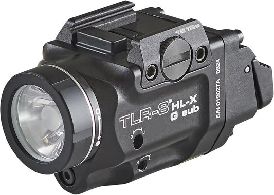 Streamlight TLR-8 HL-X G Tactical Flashlight - 1000 Lumen Rechargeable with Green Laser | Black