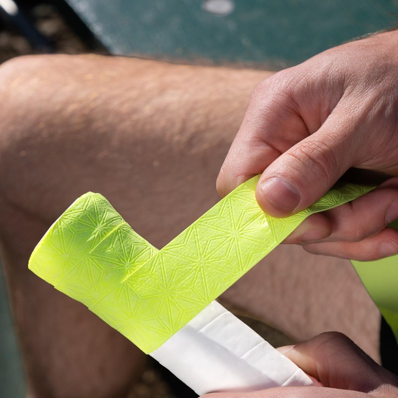 Supacaz SupaSuave Neon Yellow Pickleball Overgrip - Tacky Pickleball Paddle Grip Tape Wrap - Pickle Ball Anti-Sweat Overwrap - 3pk