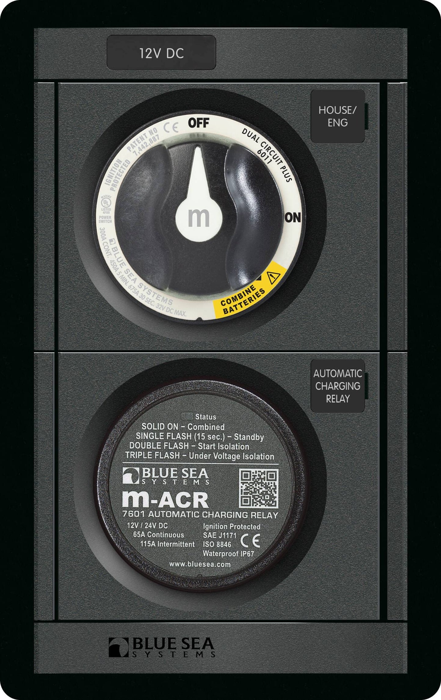 Blue Sea Systems 1494 Panel 360 Add-A-Battery