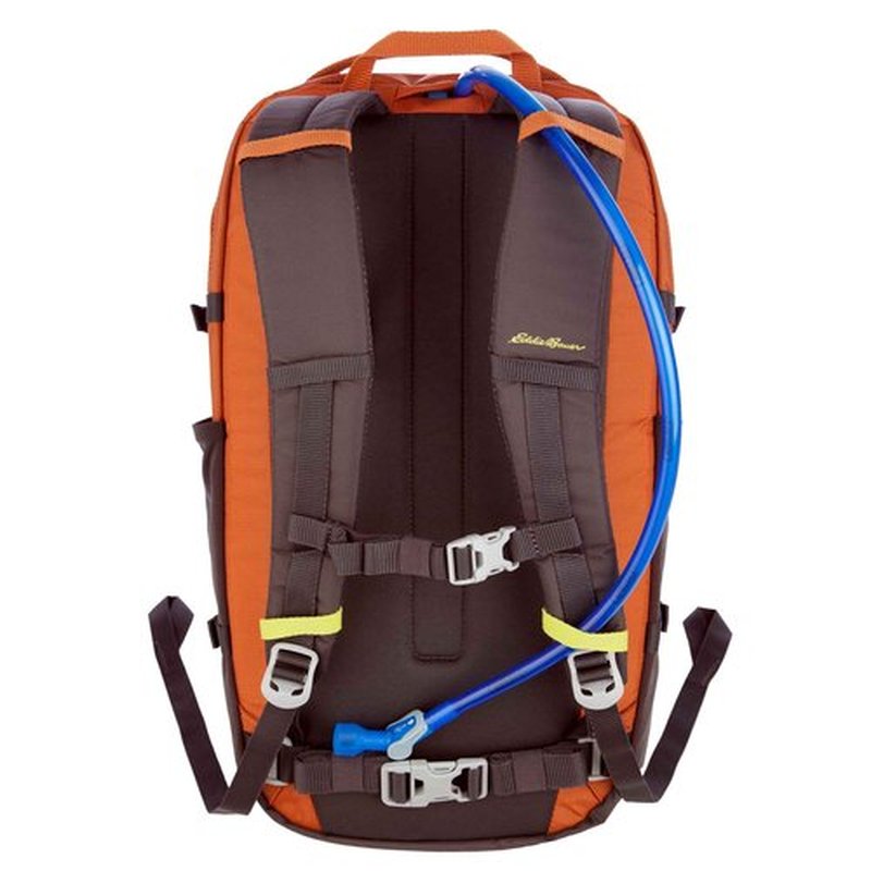 Eddie Bauer Nomad Backpack with Compression Straps and Hydration/Laptop Compatible Sleeve - Sienna, 28L