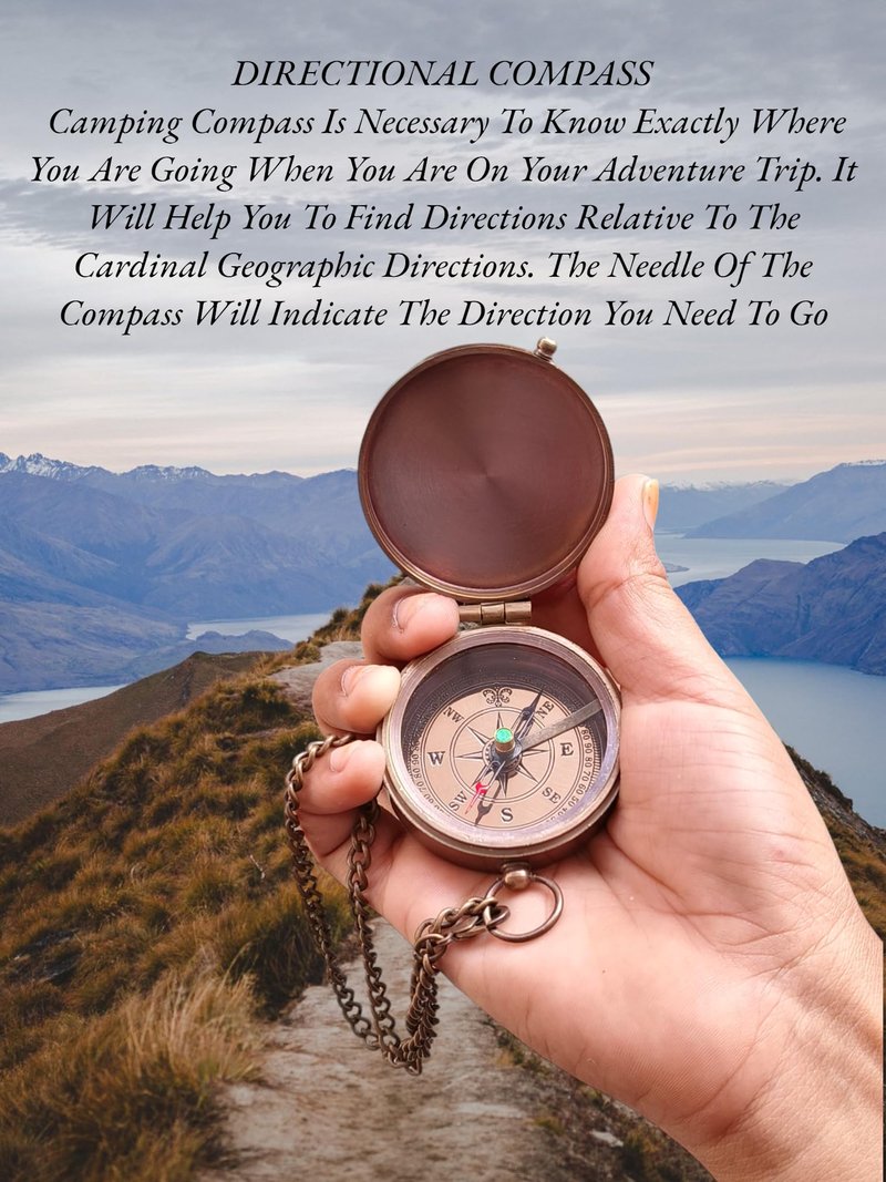 to My Son Brass Engraved Pocket Compass – Handmade Antique Compass with Leather Case – Inspirational Religious Gift for Son from Mom – Graduation, Baptism, Communion Keepsake (to My Son Love Mom)